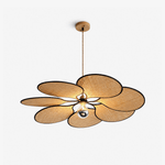 Raffia Petal Pendant Light
