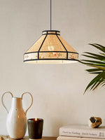 Raffia Floral Pendant Lamp