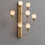 Raggiera Alabaster Globe Wall Sconce