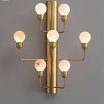 Raggiera Alabaster Globe Wall Sconce