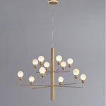 Raggiera Tiered Alabaster Globe Chandelier