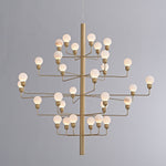 Raggiera Tiered Alabaster Globe Chandelier