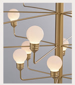 Raggiera Tiered Alabaster Globe Chandelier