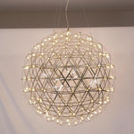 Silver Spark Ball Pendant Light