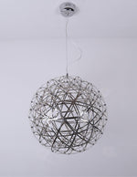 Silver Spark Ball Pendant Light