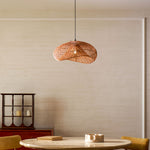 Rattan Wave Pendant Light