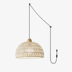 Rattan Arch Swag Pendant Lamp