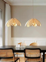 Rattan Lotus Pendant Lamp