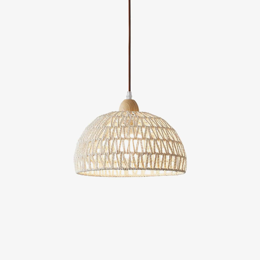Rattan Arch Swag Pendant Lamp