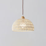 Rattan Arch Swag Pendant Lamp