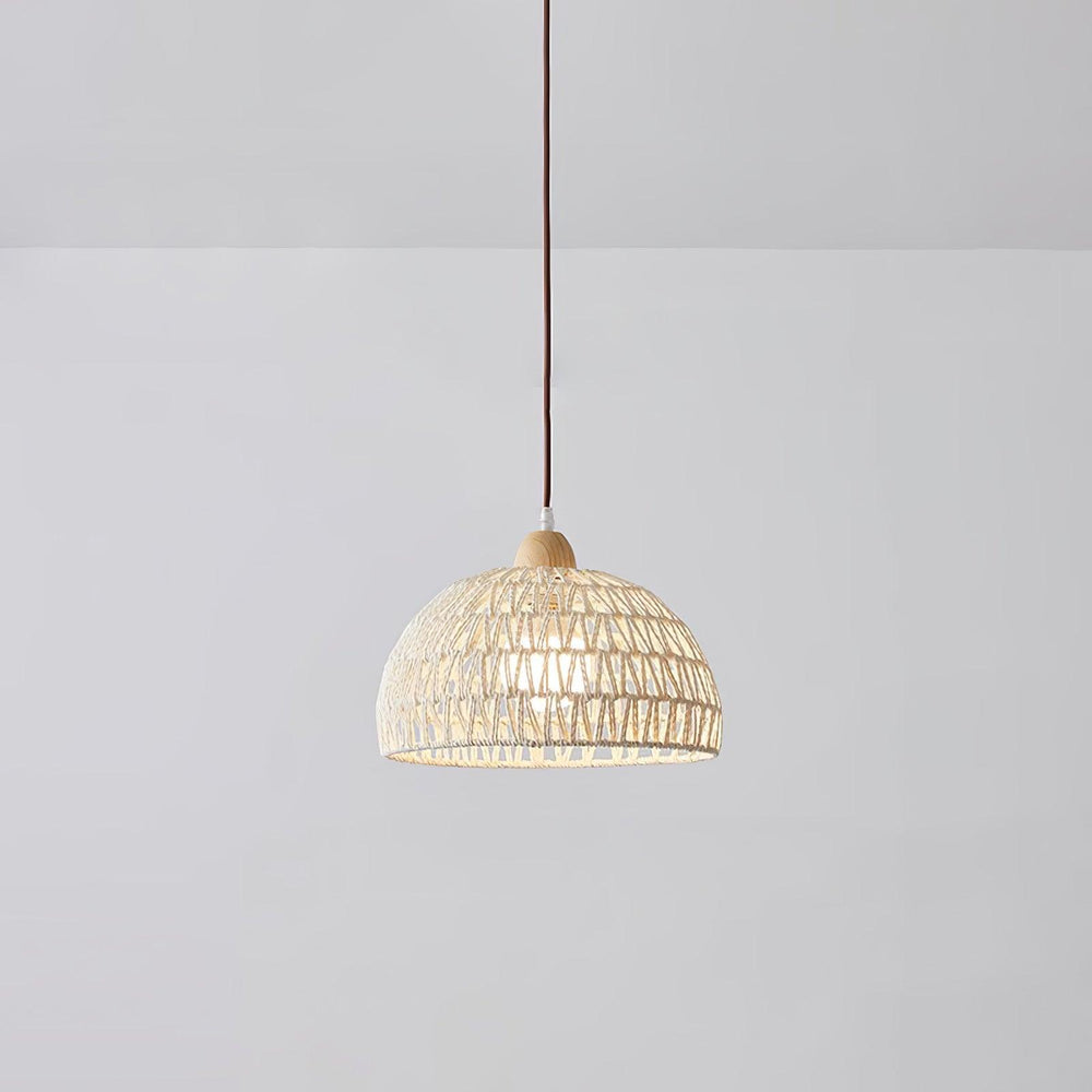 Rattan Arch Swag Pendant Lamp