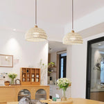 Rattan Arch Swag Pendant Lamp