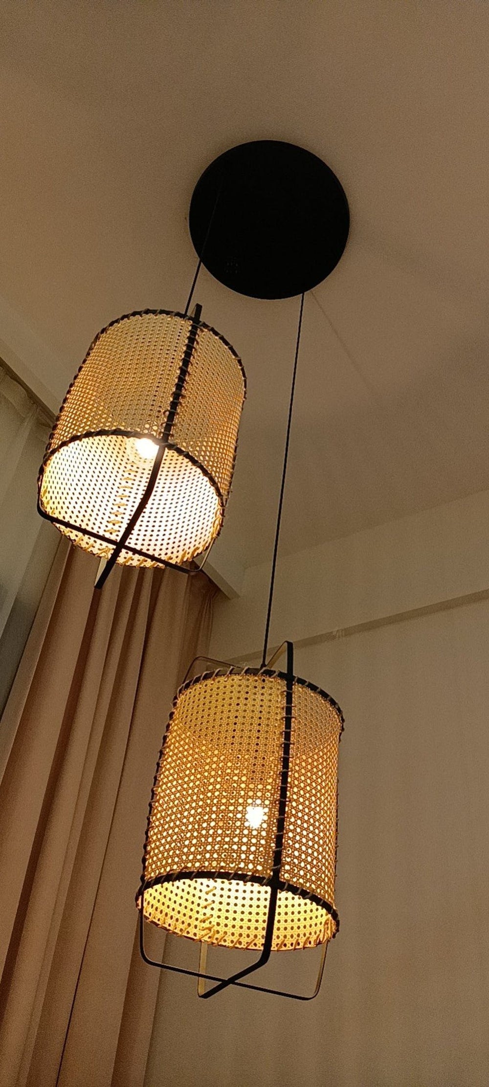 Rattan Cane Pendant Light