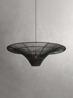 Rattan Coolie Hat Pendant Lamp