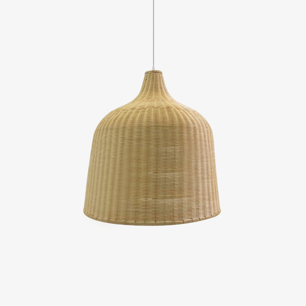Rattan Bell Pendant Light