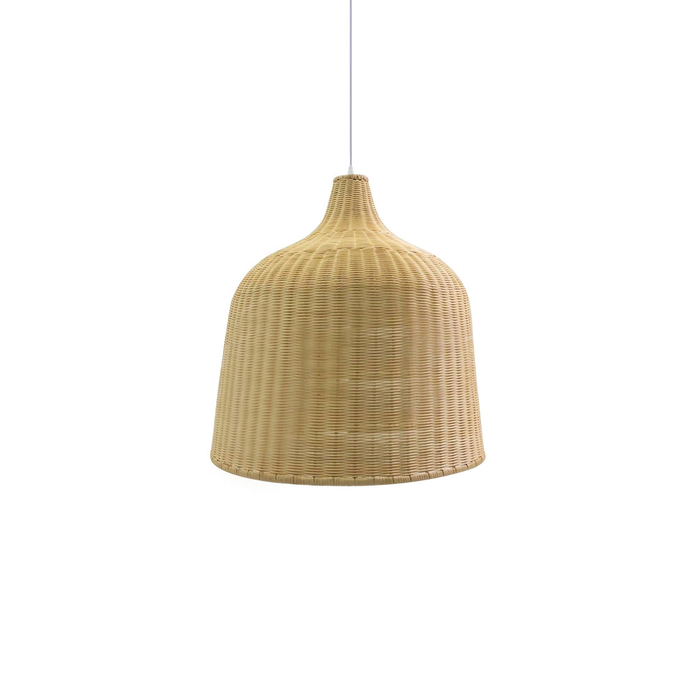 Rattan Bell Pendant Light