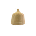 Rattan Bell Pendant Light