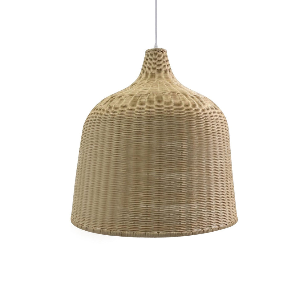 Rattan Bell Pendant Light