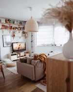 Rattan Bell Pendant Light
