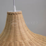 Rattan Bell Pendant Light