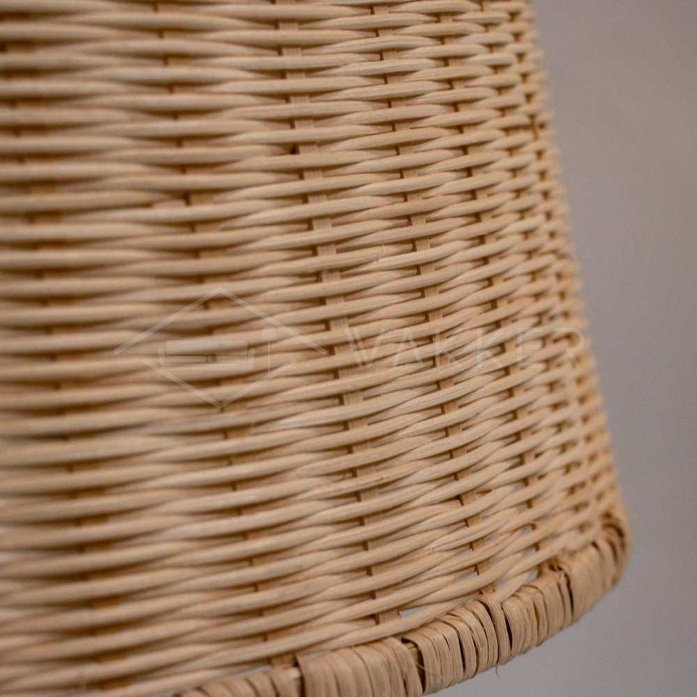 Rattan Bell Pendant Light
