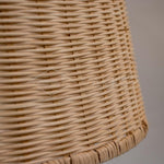 Rattan Bell Pendant Light