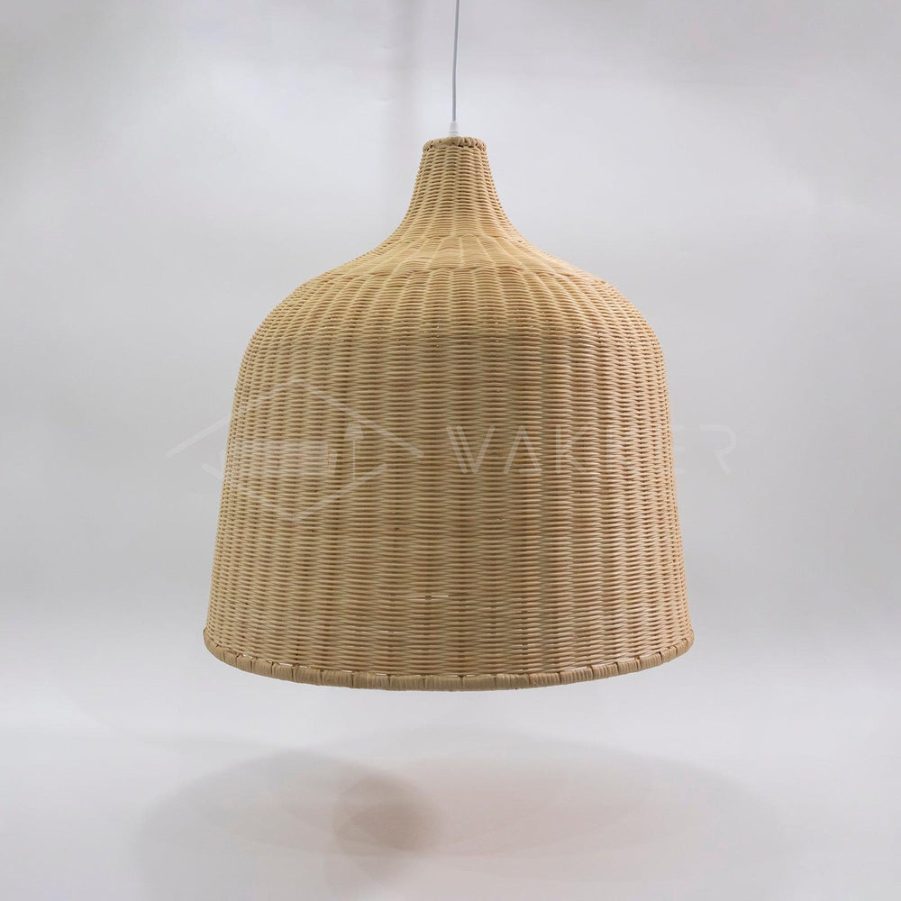 Rattan Bell Pendant Light