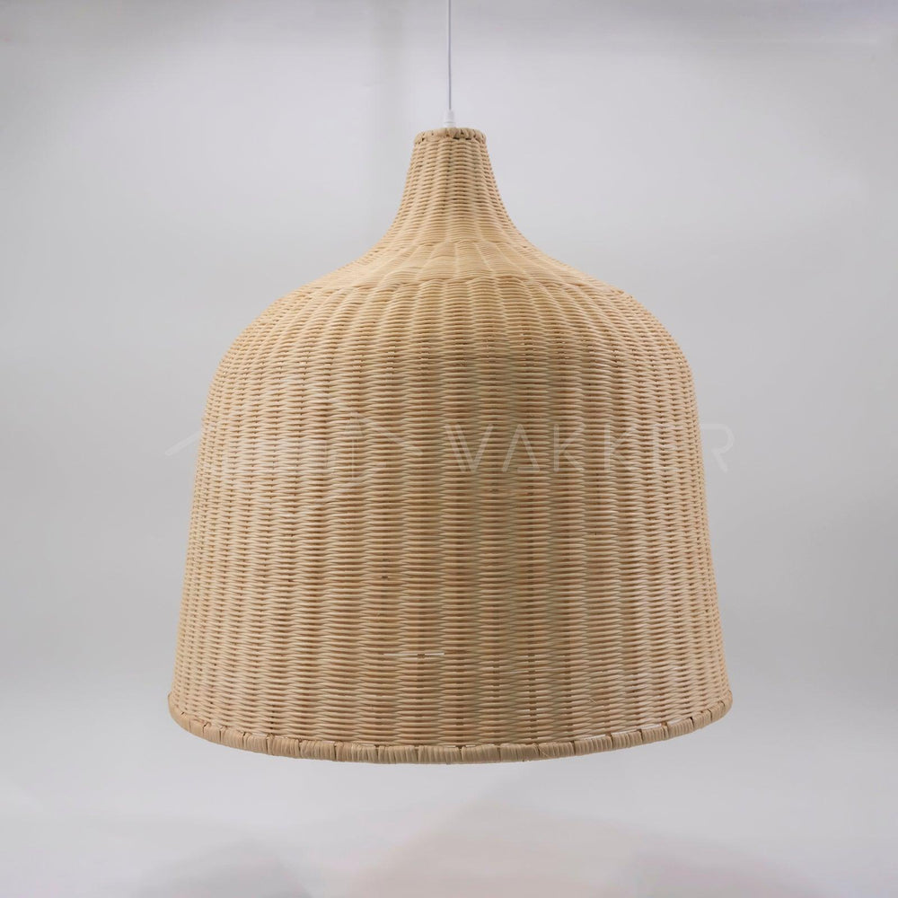 Rattan Bell Pendant Light