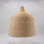 Rattan Bell Pendant Light