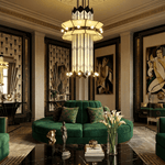 Rayonne Art Deco Pendant Chandelier