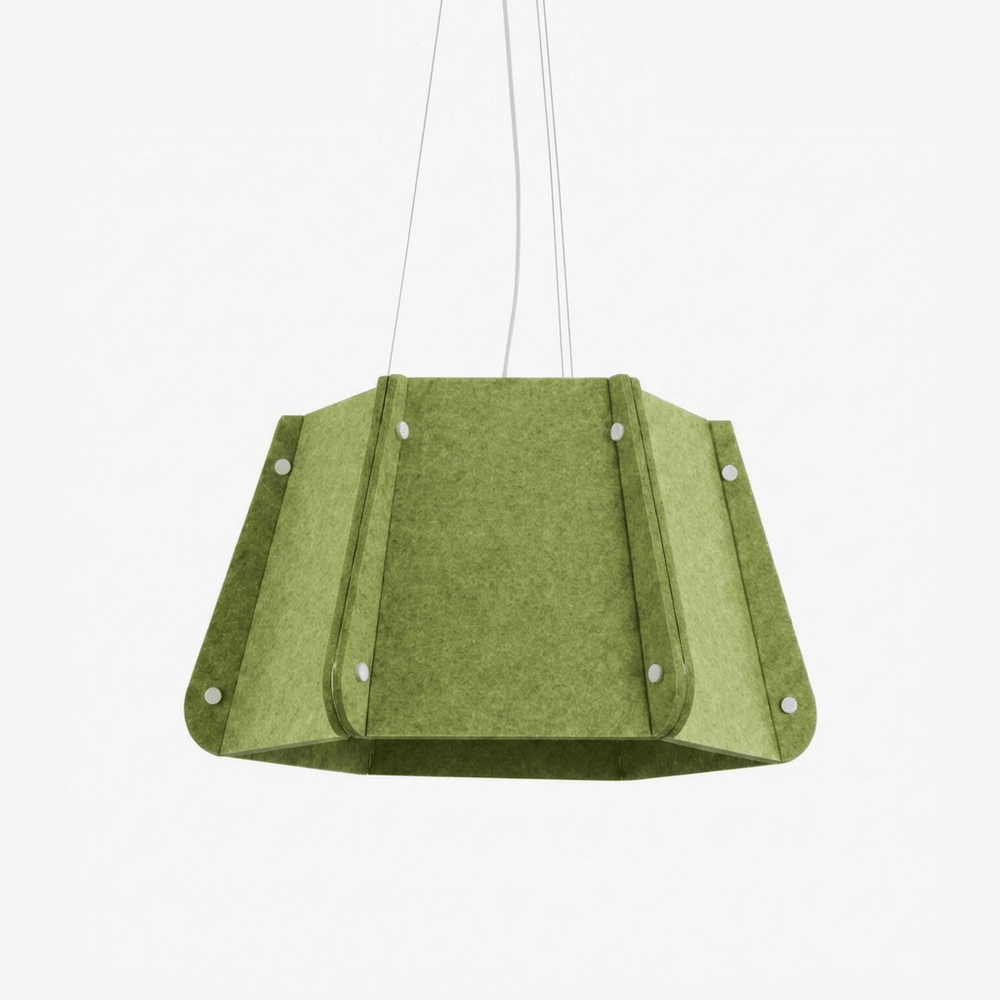 Repose Paneled Acoustic Pendant Light