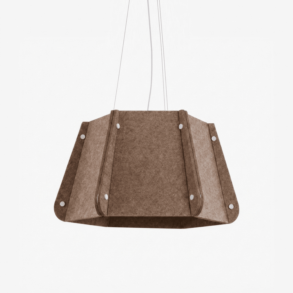 Repose Paneled Acoustic Pendant Light
