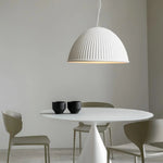 Ribbed Dome Pendant Light
