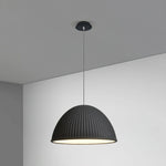 Ribbed Dome Pendant Light