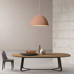 Ribbed Dome Pendant Light