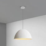 Ribbed Dome Pendant Light