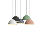 Ribbed Dome Pendant Light