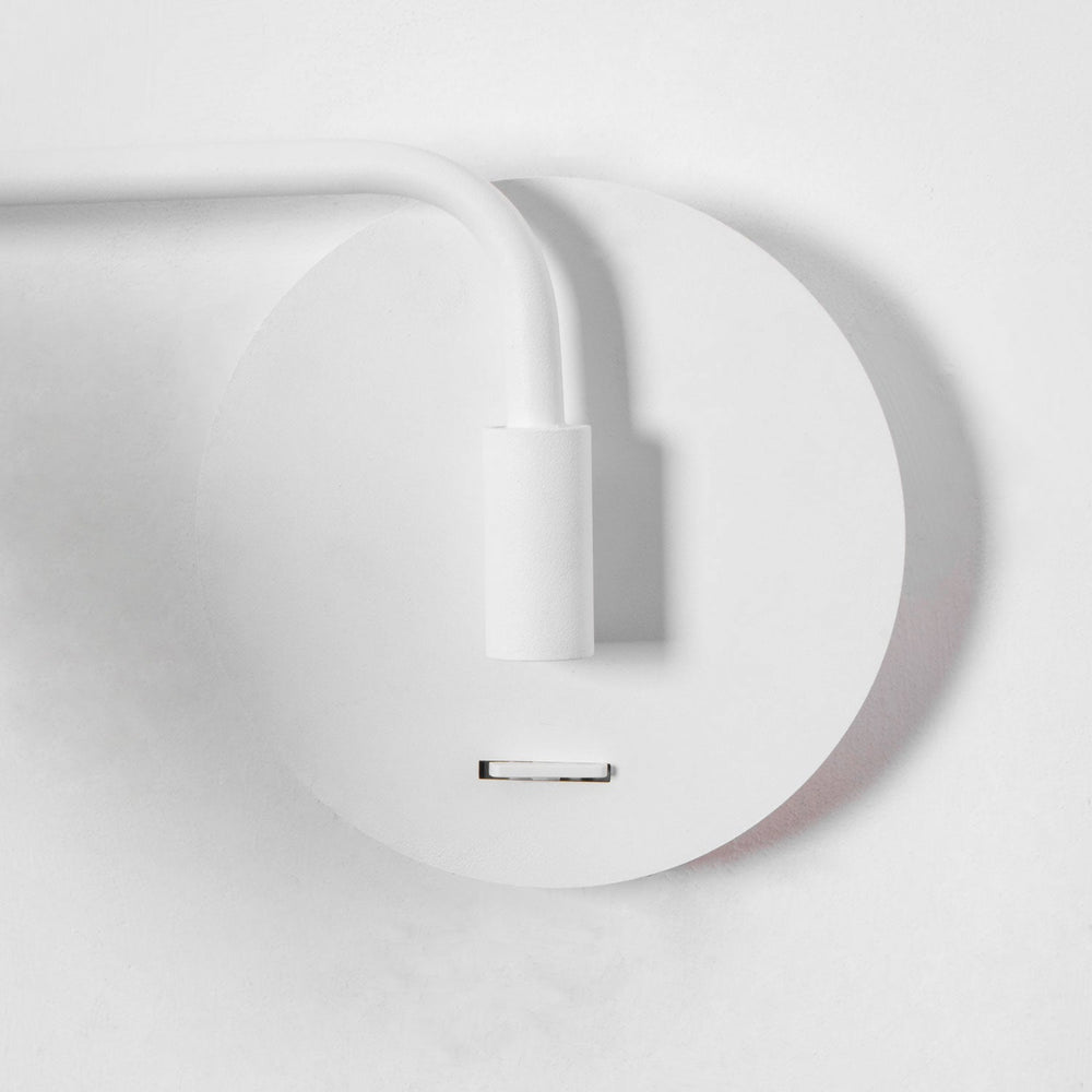 Ridge Arm Plug-in Wall Lamp