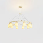 Ring Glass Cup Chandelier