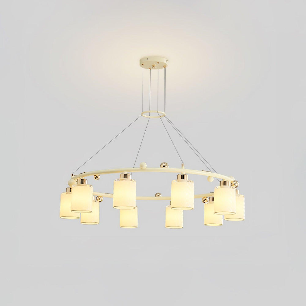 Ring Glass Cup Chandelier