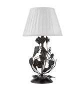 Rosaspina Wrought Iron Rose Table Lamp