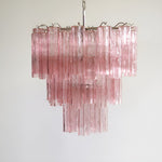 Rose Tubes Glass Chandelier