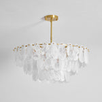 Round Cloud Glass Chandelier