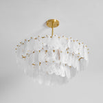 Round Cloud Glass Chandelier