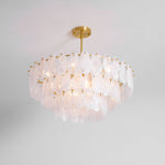 Round Cloud Glass Chandelier