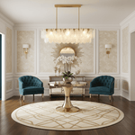 Round Cloud Glass Chandelier