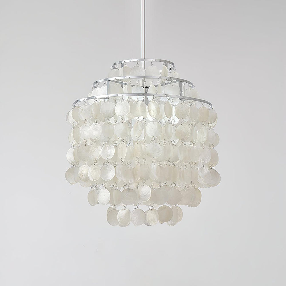 Round Shell Chandelier B