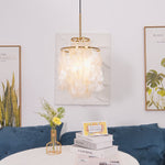 Round Shell Chandelier