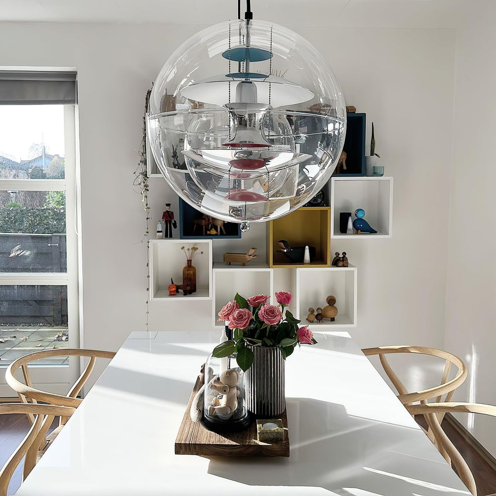 Round Sphere Pendant Lamp – Globe Glass Ceiling Light