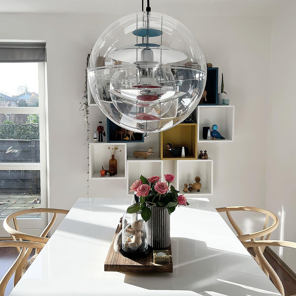 Round Sphere Pendant Lamp – Globe Glass Ceiling Light